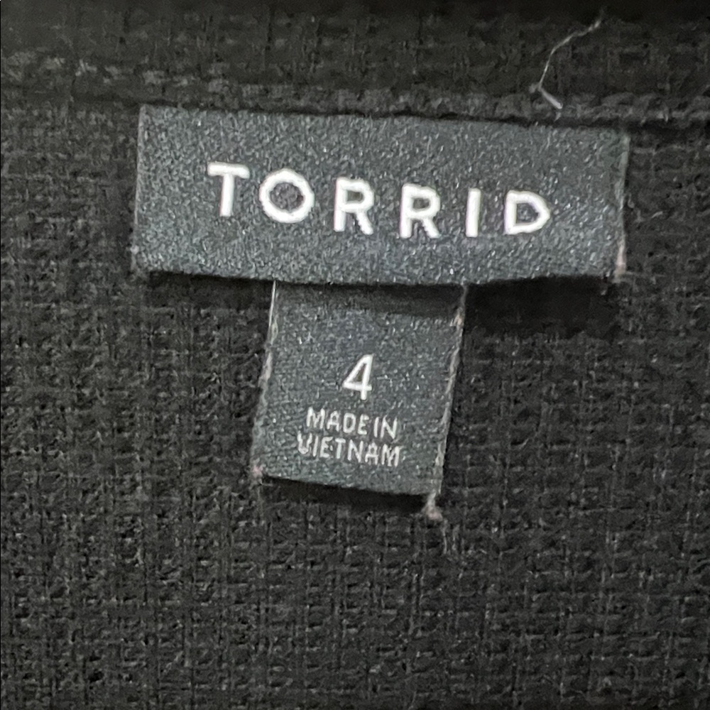 Torrid Black Knit Top - Picture 3 of 4